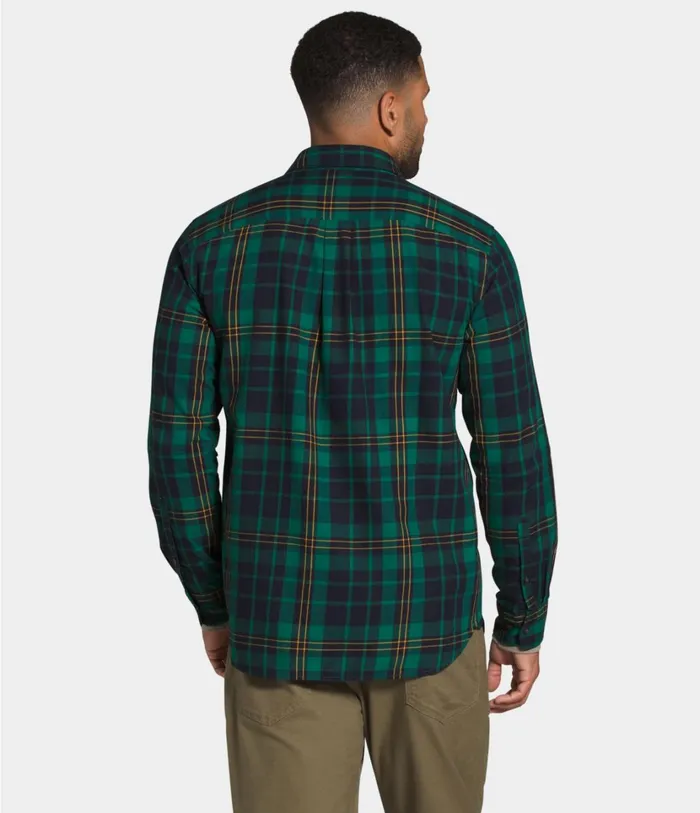 Mens Hayden Pass 20 Shirt Evergreen Heritage Medium Three Color Plaid The North Face Shirts and Polos