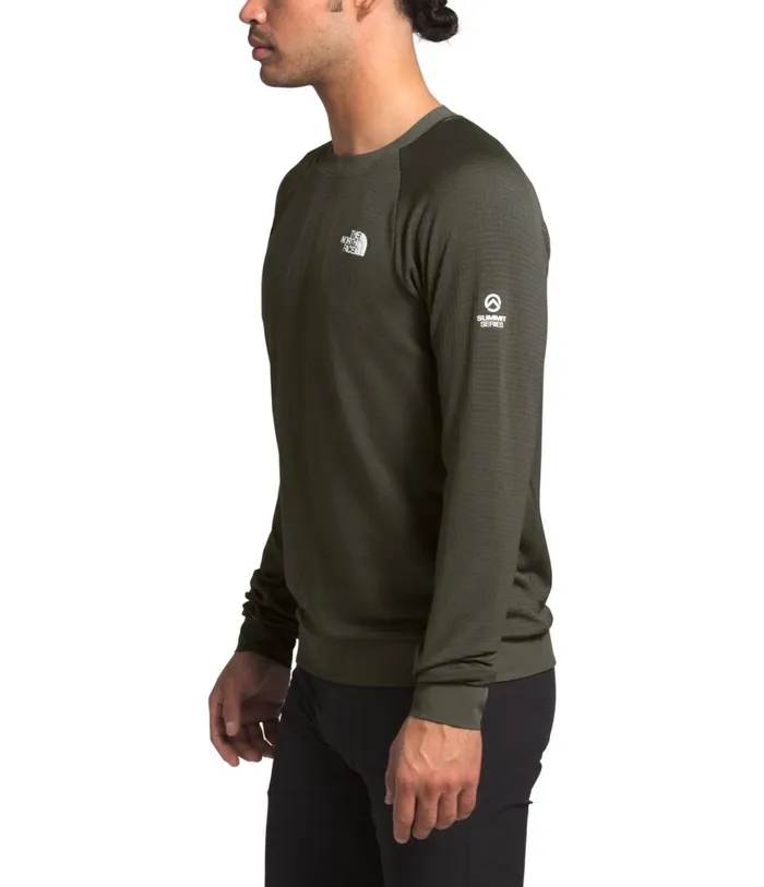 Mens Summit L2 Power Grid VRT Pullover New Taupe The North Face Hoodies and Sweatshirts