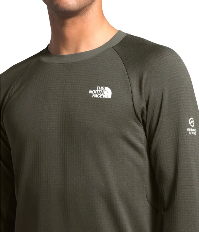 Mens Summit L2 Power Grid VRT Pullover New Taupe The North Face Hoodies and Sweatshirts