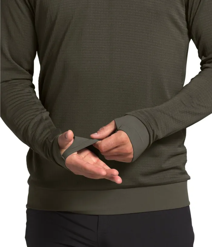 Mens Summit L2 Power Grid VRT Pullover New Taupe The North Face Hoodies and Sweatshirts