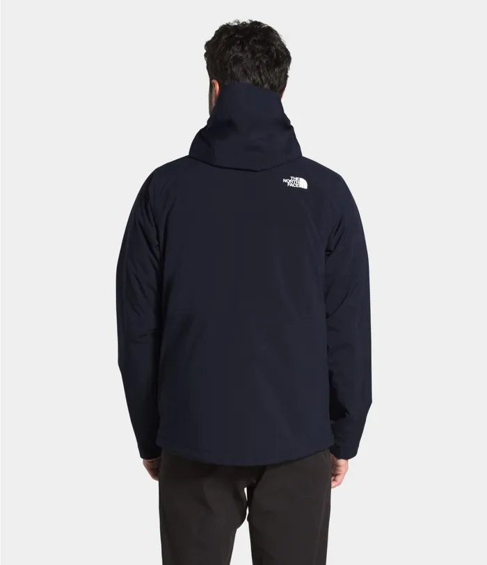 Mens ThermoBall Eco Triclimate Jacket Aviator Navymallard Blue Abstract Ikat Print The North Face 3In1