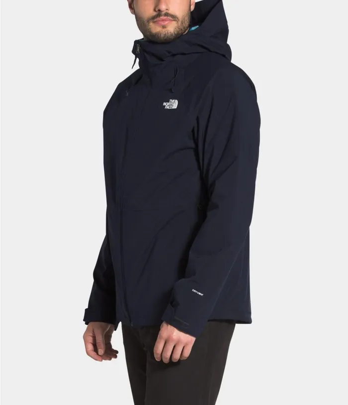 Mens ThermoBall Eco Triclimate Jacket Aviator Navymallard Blue Abstract Ikat Print The North Face 3In1