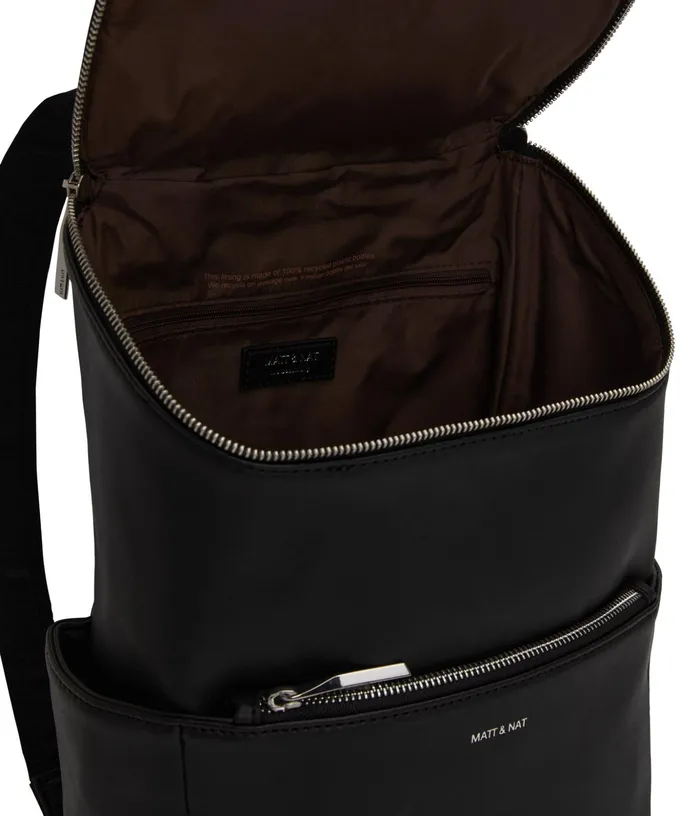 MensWomen Brave Vegan Backpack 8211 Loom Blacks Matt and Nat Backpacks