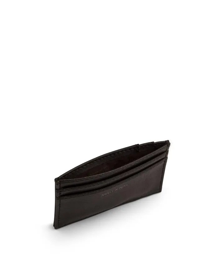 MensWomen Max Vegan Card Holder 8211 Vintage Black Matt and Nat Wallets