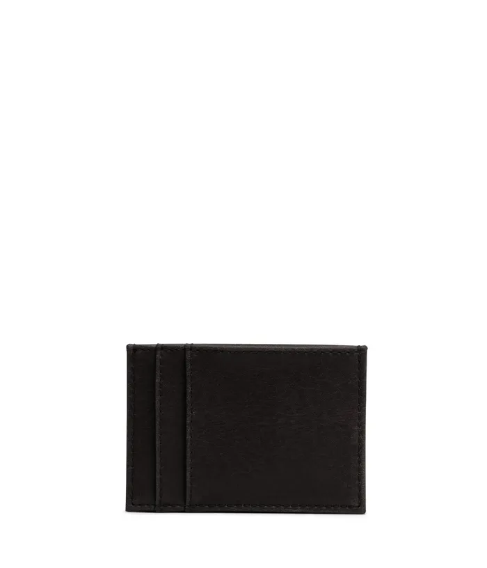 MensWomen Max Vegan Card Holder 8211 Vintage Black Matt and Nat Wallets