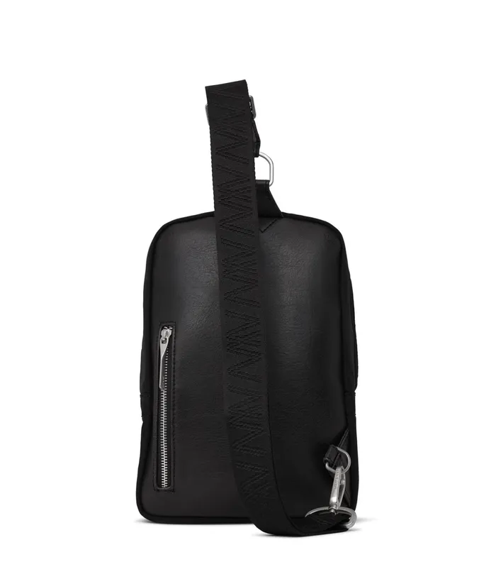 MensWomen Wujie Vegan Sling Bag 8211 Oam Black Matt and Nat Backpacks MensWomen Wujie Vegan Sling Bag 8211 Oam Black Matt and Nat Backpacks