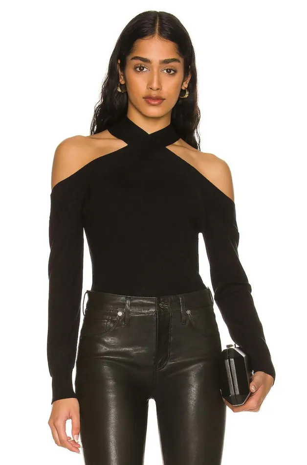 Micah Sweater Black Women Lovers and Friends Sweaters and Knits