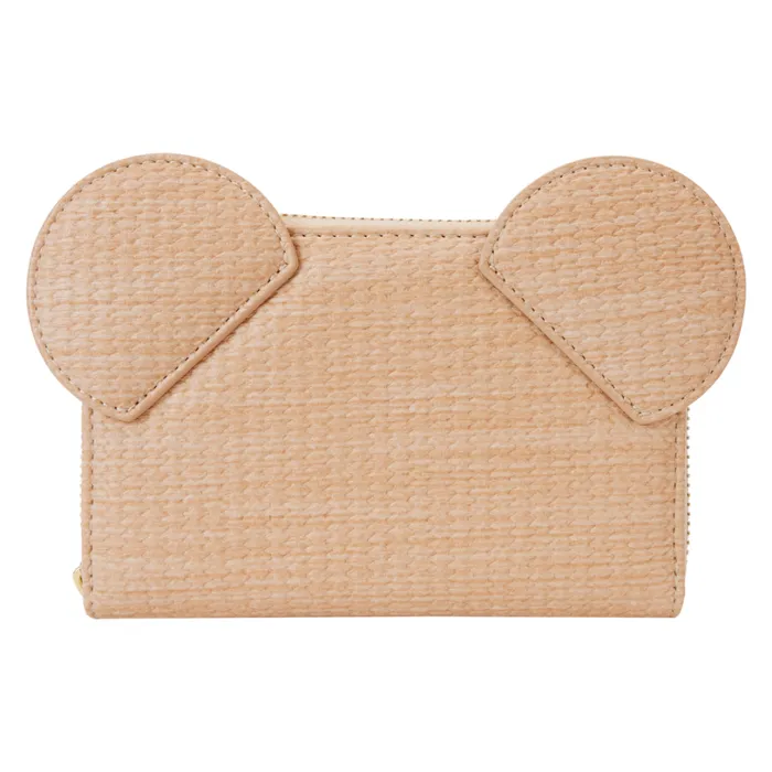 Mickey Mouse Woven Texture Zip Around Wallet Unisex Loungefly Bags and Wallets Mickey Mouse Woven Texture Zip Around Wallet Unisex Loungefly Bags and Wallets