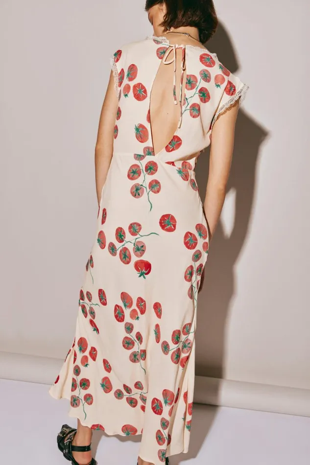 MidiMaxi Dresses Women VRG GRL Vintage Lover Bias Cut Maxi Dress Roma MidiMaxi Dresses Women VRG GRL Vintage Lover Bias Cut Maxi Dress Roma