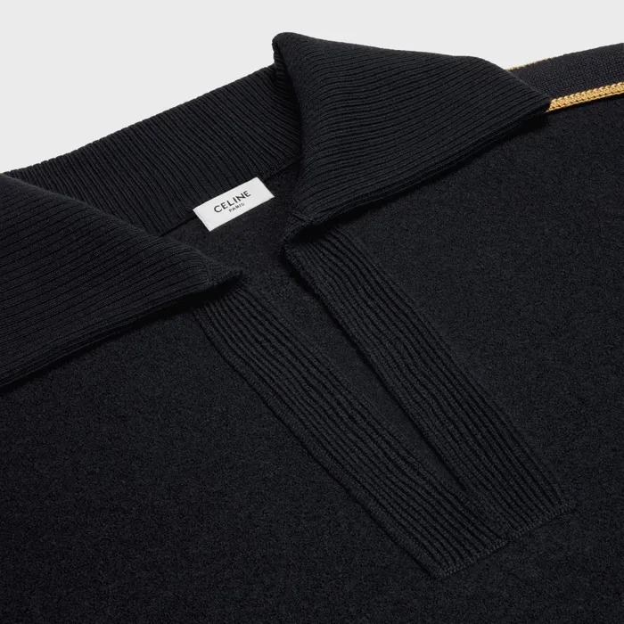 Military Vareuse Jacket In Wool Navy Women CELINE KNITWEAR