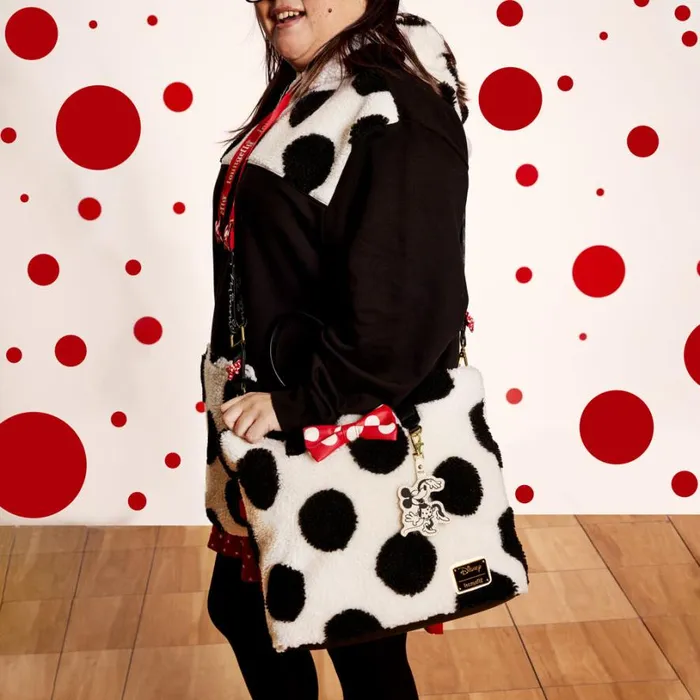 Minnie Mouse Rocks The Dots Classic Sherpa Tote Bag Unisex Loungefly Bags and Wallets Minnie Mouse Rocks The Dots Classic Sherpa Tote Bag Unisex Loungefly Bags and Wallets
