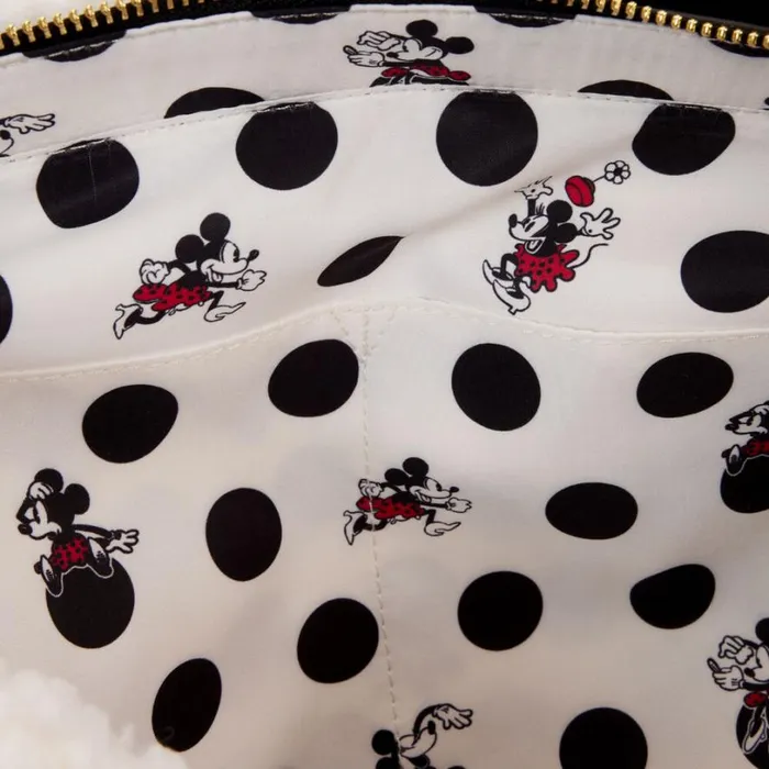 Minnie Mouse Rocks The Dots Classic Sherpa Tote Bag Unisex Loungefly Bags and Wallets Minnie Mouse Rocks The Dots Classic Sherpa Tote Bag Unisex Loungefly Bags and Wallets