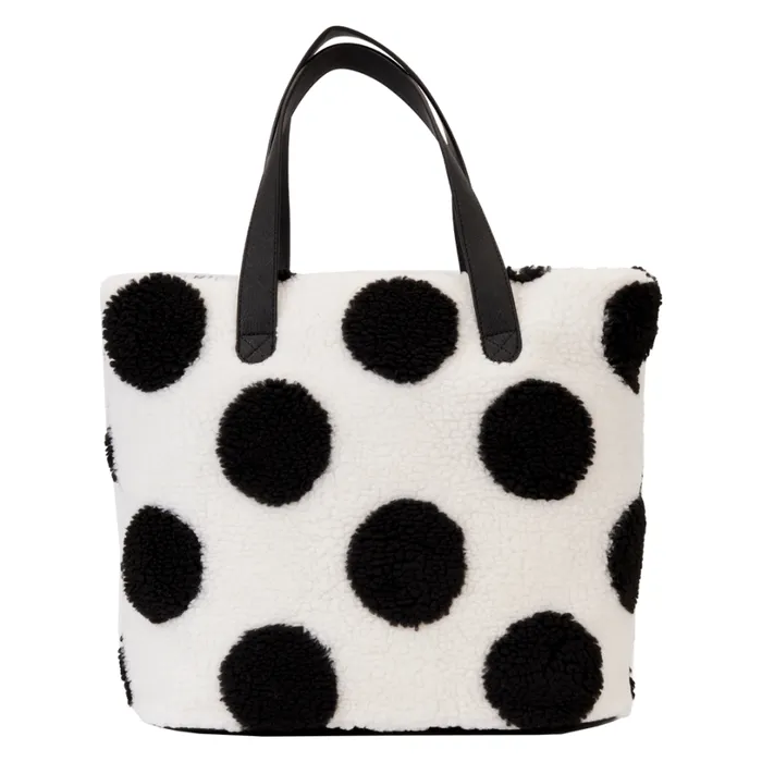 Minnie Mouse Rocks The Dots Classic Sherpa Tote Bag Unisex Loungefly Bags and Wallets Minnie Mouse Rocks The Dots Classic Sherpa Tote Bag Unisex Loungefly Bags and Wallets