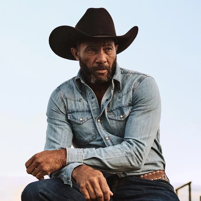 Modern Cut Men Stetson LongSleeved Denim Shirt Blue