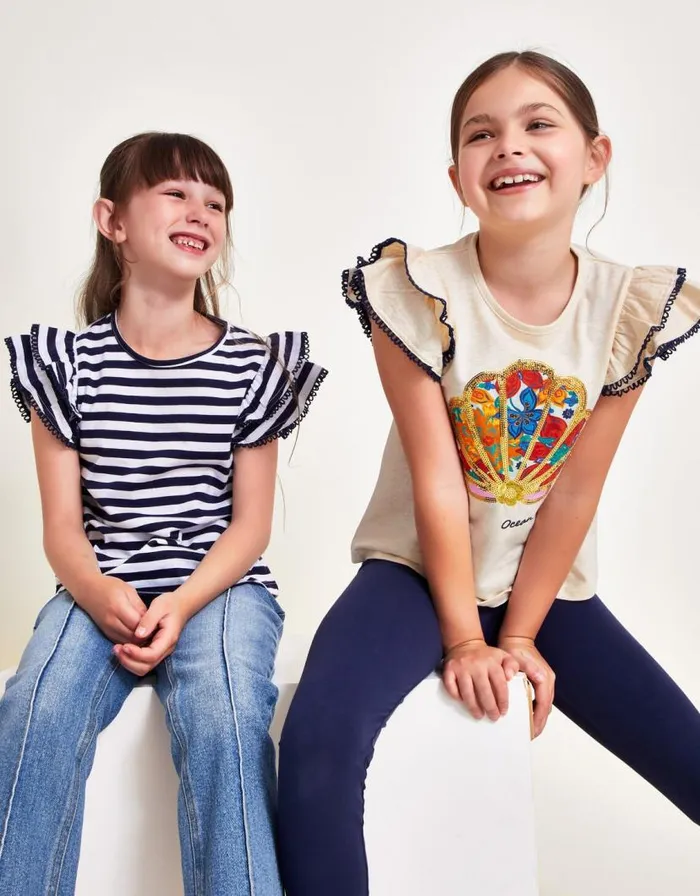 Monsoon 2Pack Ocean Treasure TShirts Multi Children Tops and Tshirts