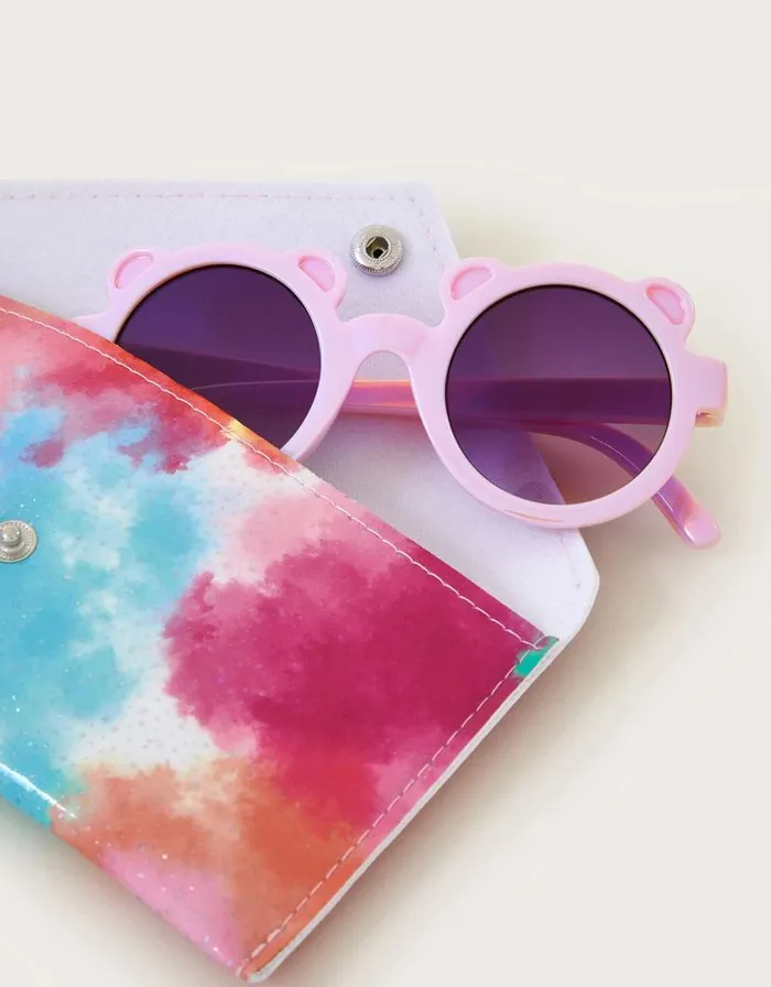 Monsoon Baby Bear Sunglasses With Case Children Hats and Sunglasses