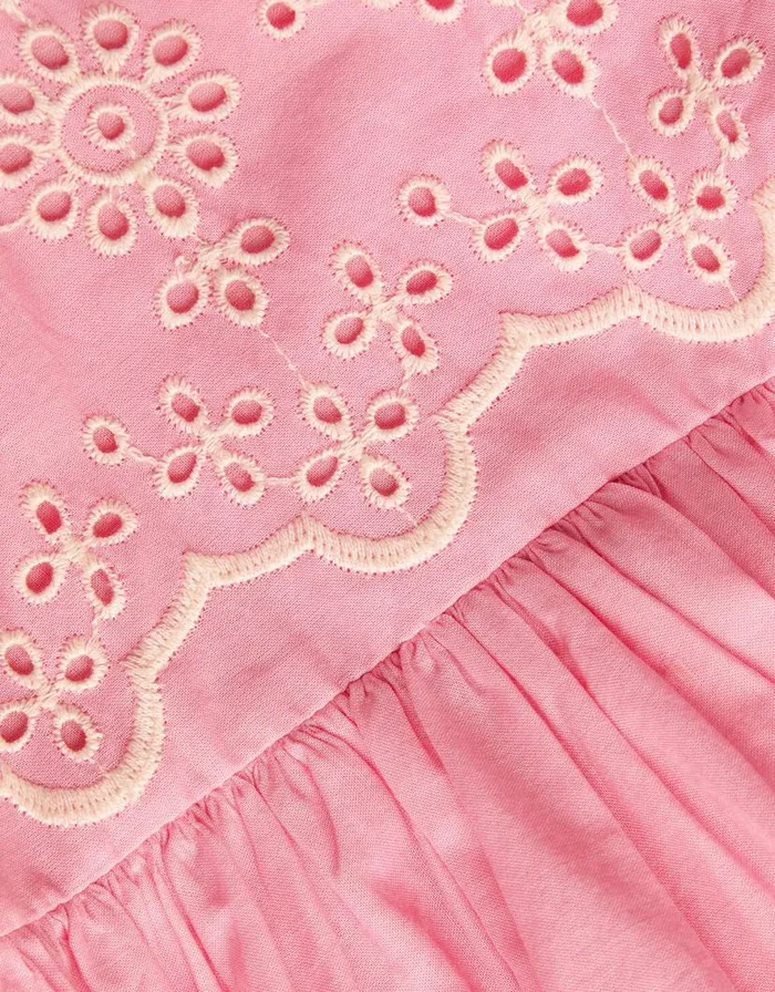 Monsoon Baby Broderie Dress Pink Children Dresses Monsoon Baby Broderie Dress Pink Children Dresses