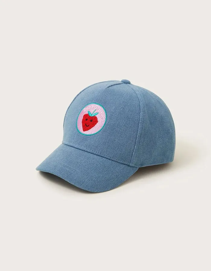 Monsoon Berry Denim Cap Blue Children Casualwear Collection