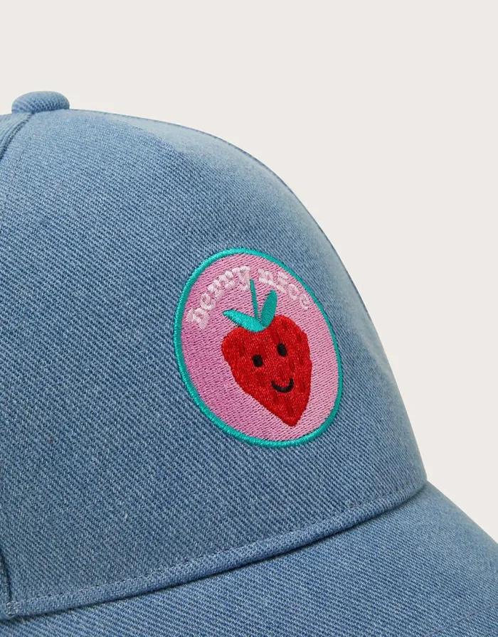 Monsoon Berry Denim Cap Blue Children Casualwear Collection Monsoon Berry Denim Cap Blue Children Casualwear Collection