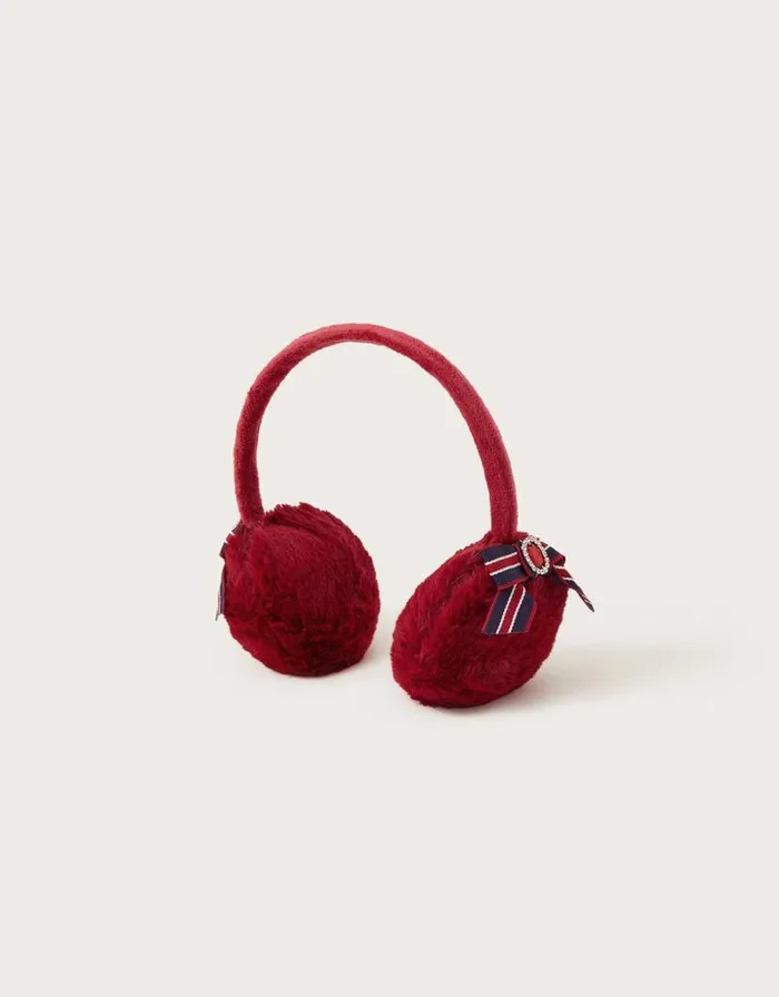 Monsoon Bow Detail Earmuffs Children Hats and Sunglasses