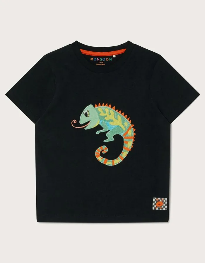 Monsoon Chameleon TShirt Black Children Casualwear Collection