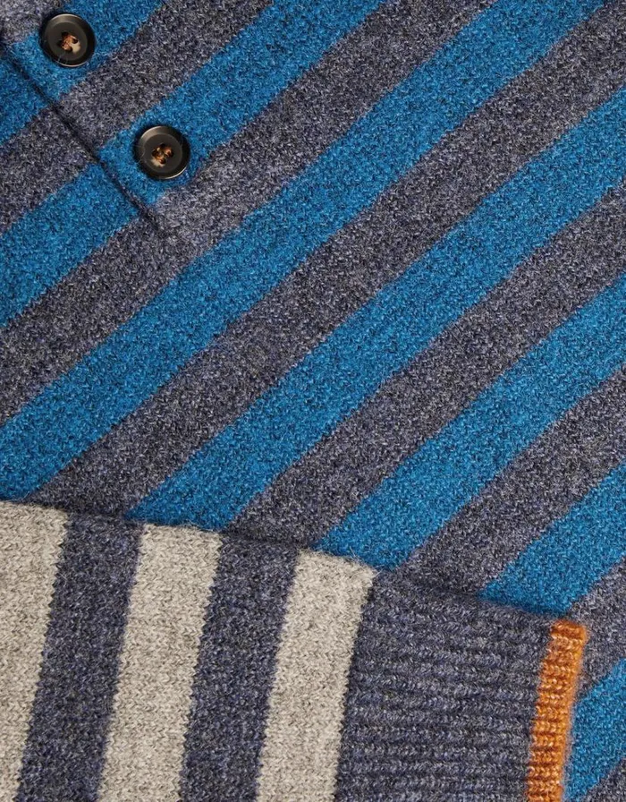 Monsoon Contrast Stripe Collar Jumper Blue Children Knitwear Jumpers and Hoodies Monsoon Contrast Stripe Collar Jumper Blue Children Knitwear Jumpers and Hoodies