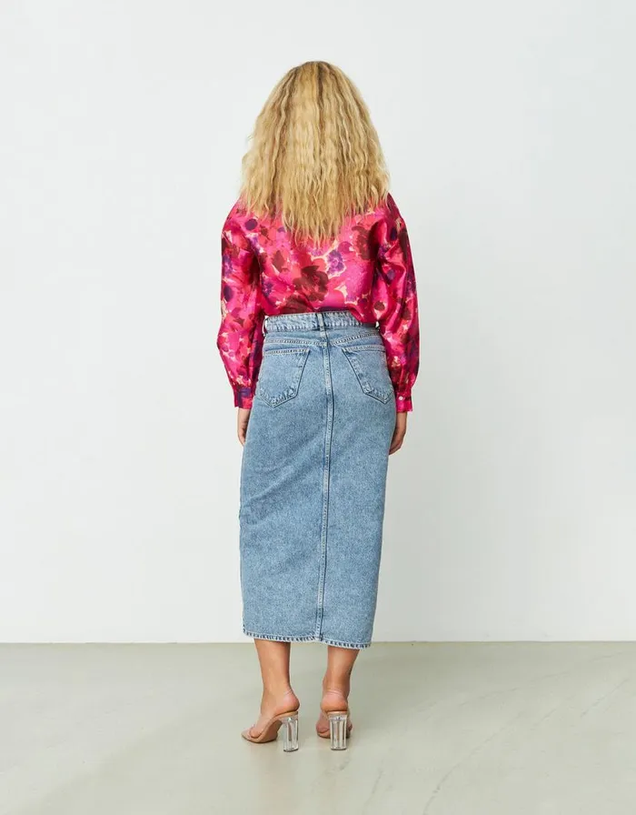 Monsoon Crs Floral Print Shirt Pink Women Tops and Blouses Monsoon Crs Floral Print Shirt Pink Women Tops and Blouses