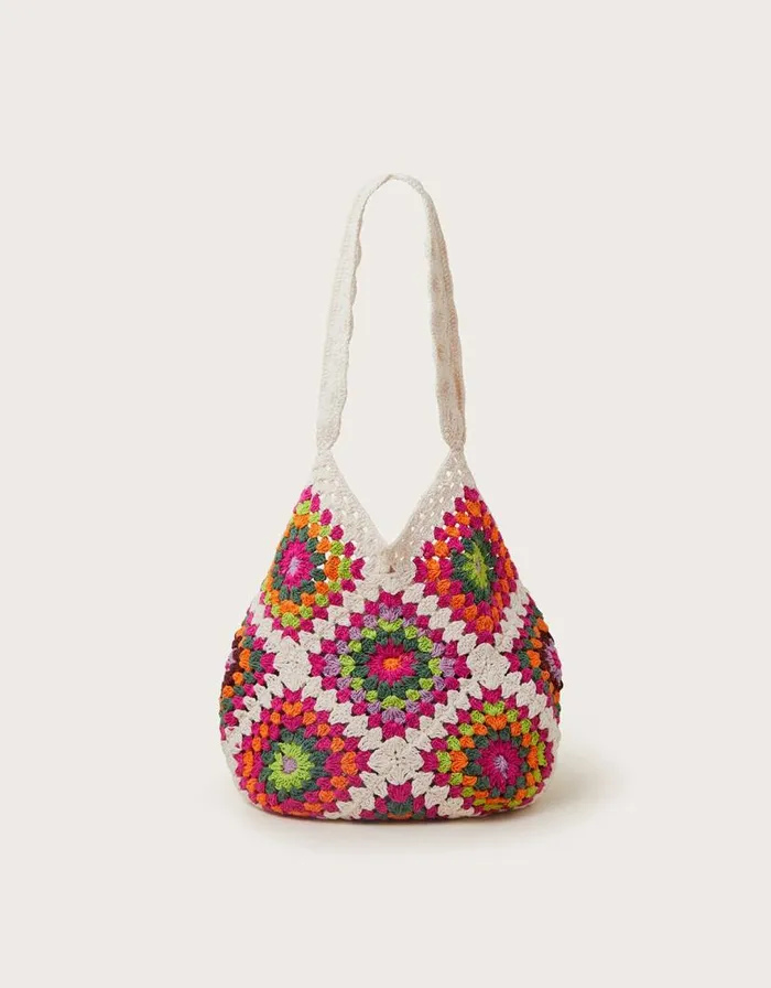 Monsoon Crochet Shopper Bag Women Bags and Purses Monsoon Crochet Shopper Bag Women Bags and Purses