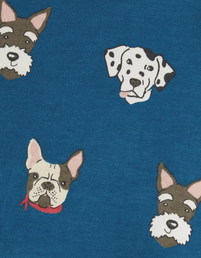 Monsoon Dog Print Sweatshirt Blue Children Knitwear Jumpers and Hoodies Monsoon Dog Print Sweatshirt Blue Children Knitwear Jumpers and Hoodies
