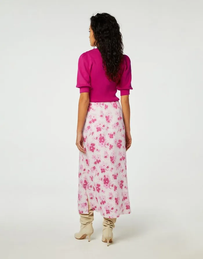 Monsoon Fabienne Chapot Floral Print Skirt Pink Women Skirts Monsoon Fabienne Chapot Floral Print Skirt Pink Women Skirts