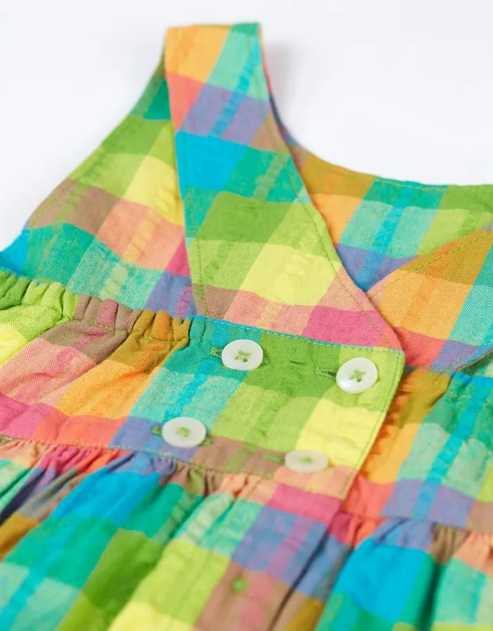 Monsoon Frugi Check Summer Dress Multi Children Dresses Monsoon Frugi Check Summer Dress Multi Children Dresses
