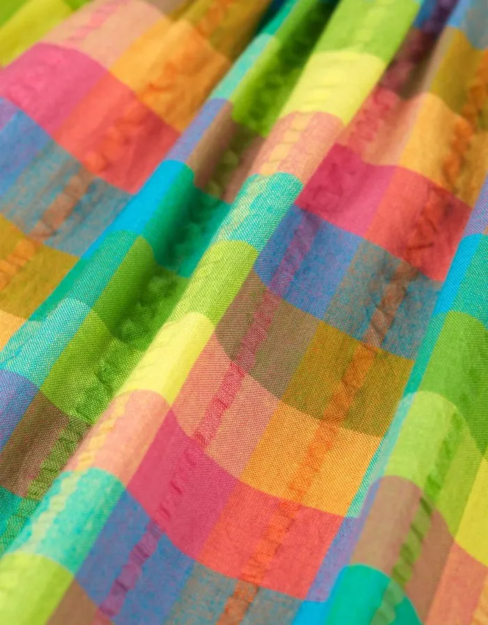 Monsoon Frugi Check Summer Dress Multi Children Dresses Monsoon Frugi Check Summer Dress Multi Children Dresses