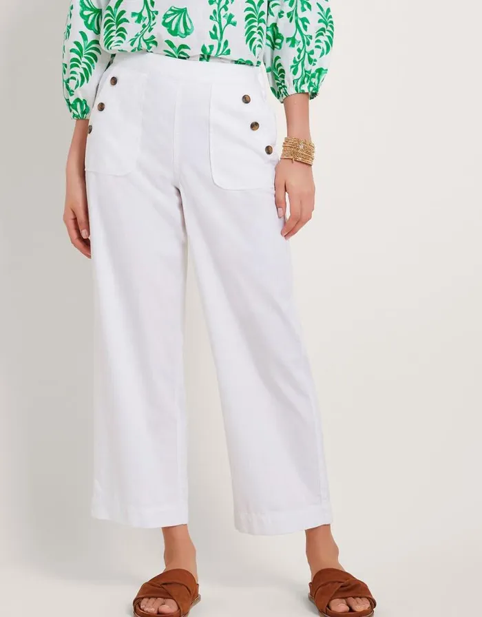 Monsoon Harper RegularLength Crop Jeans Natural Women Casualwear Monsoon Harper RegularLength Crop Jeans Natural Women Casualwear