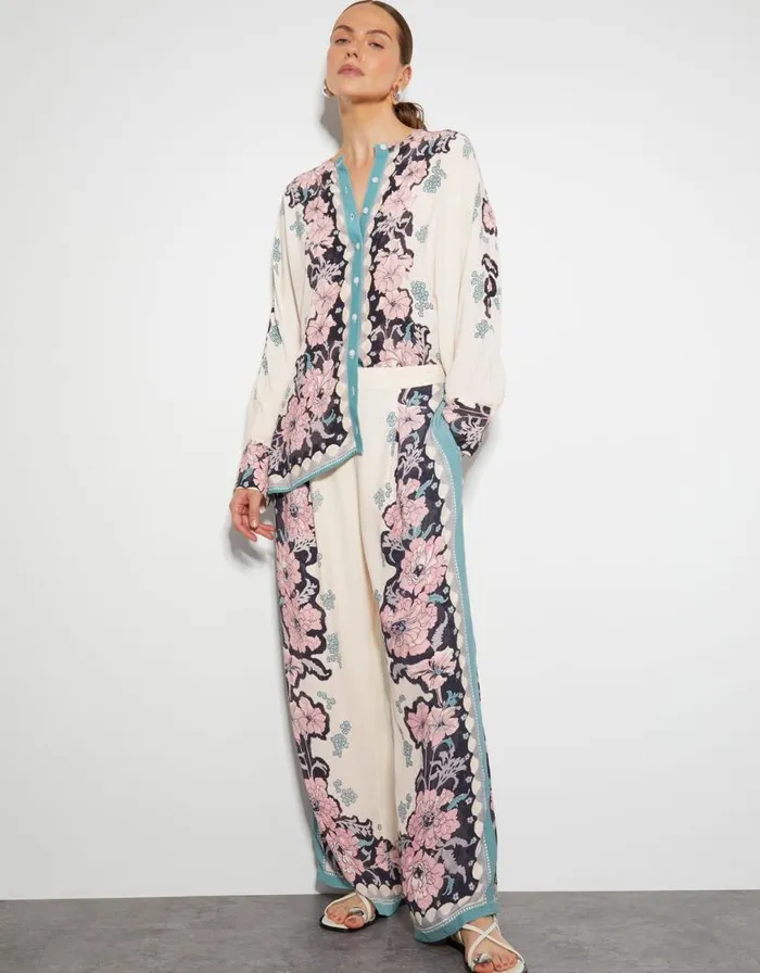 Monsoon Katrina Floral Long Sleeve Blouse Ivory Women Tops and Blouses Monsoon Katrina Floral Long Sleeve Blouse Ivory Women Tops and Blouses