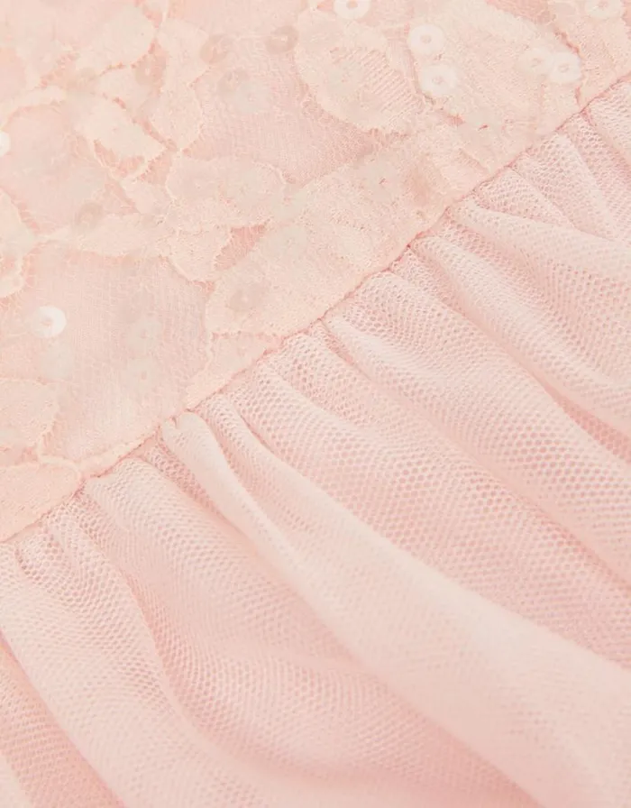 Monsoon Lacey Sequin Truth Dress Pink Children Dresses Monsoon Lacey Sequin Truth Dress Pink Children Dresses
