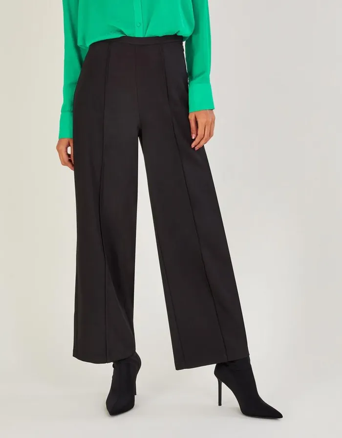 Monsoon Lauren Wide Leg Trousers Black Women Trousers and Jeans Monsoon Lauren Wide Leg Trousers Black Women Trousers and Jeans