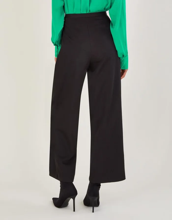 Monsoon Lauren Wide Leg Trousers Black Women Trousers and Jeans Monsoon Lauren Wide Leg Trousers Black Women Trousers and Jeans