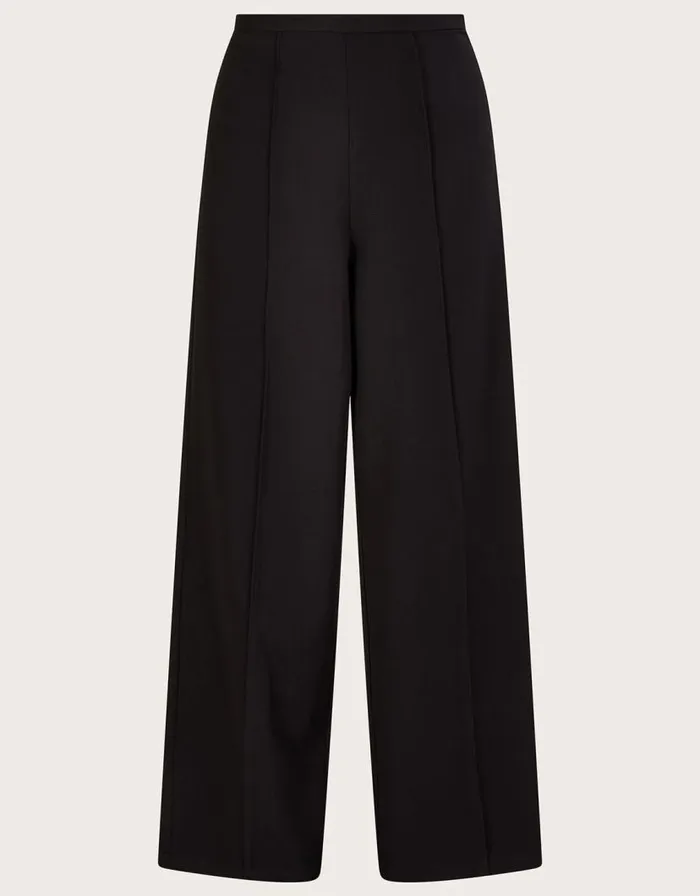 Monsoon Lauren Wide Leg Trousers Black Women Trousers and Jeans Monsoon Lauren Wide Leg Trousers Black Women Trousers and Jeans
