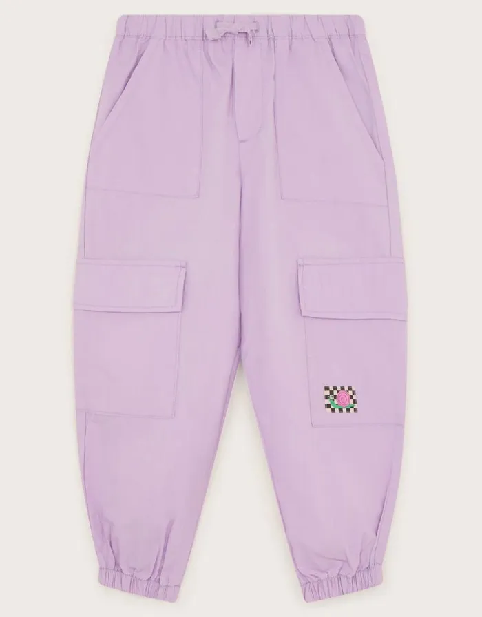 Monsoon Parachute Cargo Trousers Purple Children Casualwear Collection