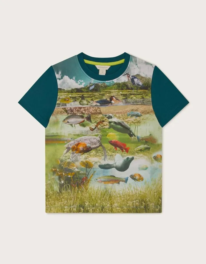 Monsoon Pond Life TShirt Multi Children Tops and Tshirts