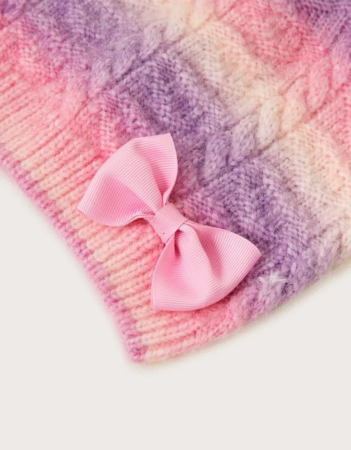 Monsoon Rebecca Ombre Beanie Hat Multi Children Hats and Sunglasses Monsoon Rebecca Ombre Beanie Hat Multi Children Hats and Sunglasses