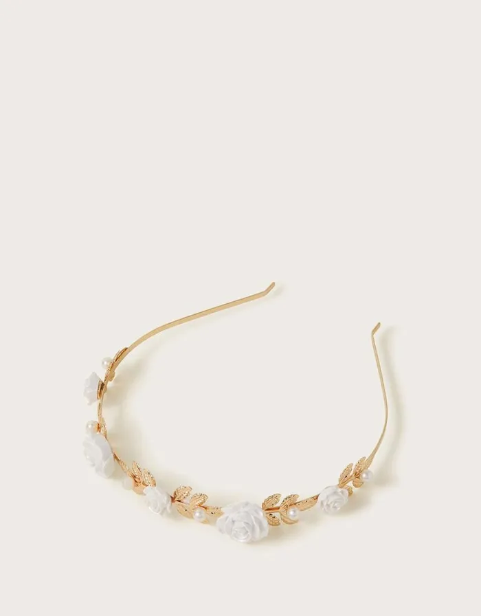 Monsoon Rosie Leaf Hairband Children Girls039 Hair Accessories