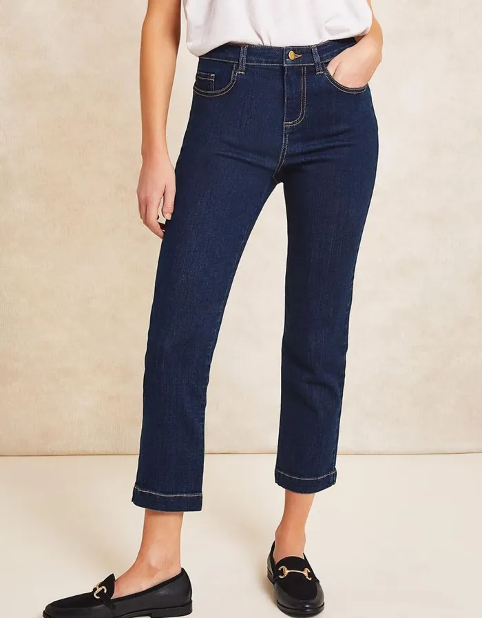 Monsoon Safaia 78 Denim Jeans Blue Women Trousers and Jeans