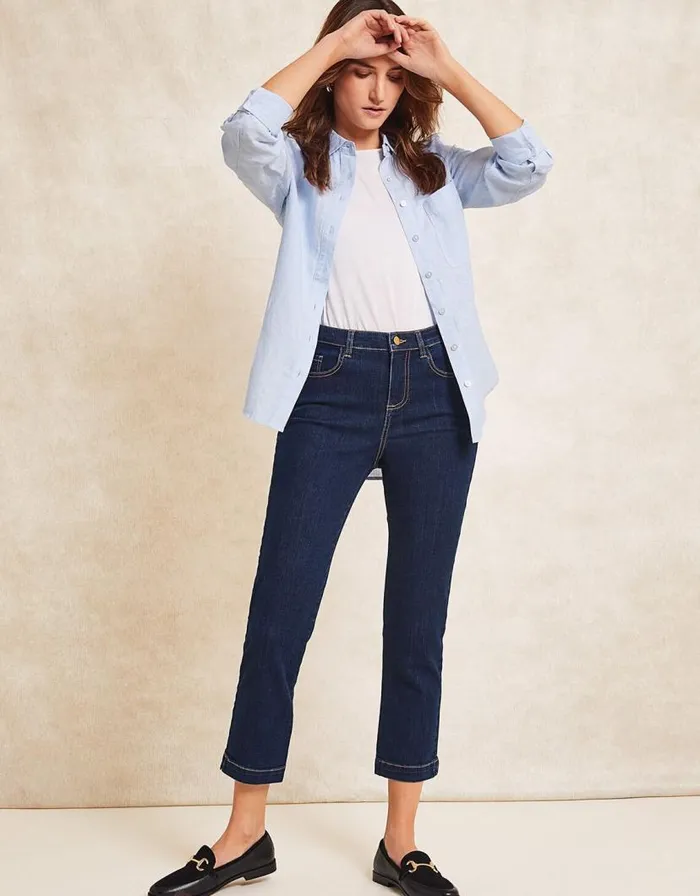 Monsoon Safaia 78 Denim Jeans Blue Women Trousers and Jeans Monsoon Safaia 78 Denim Jeans Blue Women Trousers and Jeans