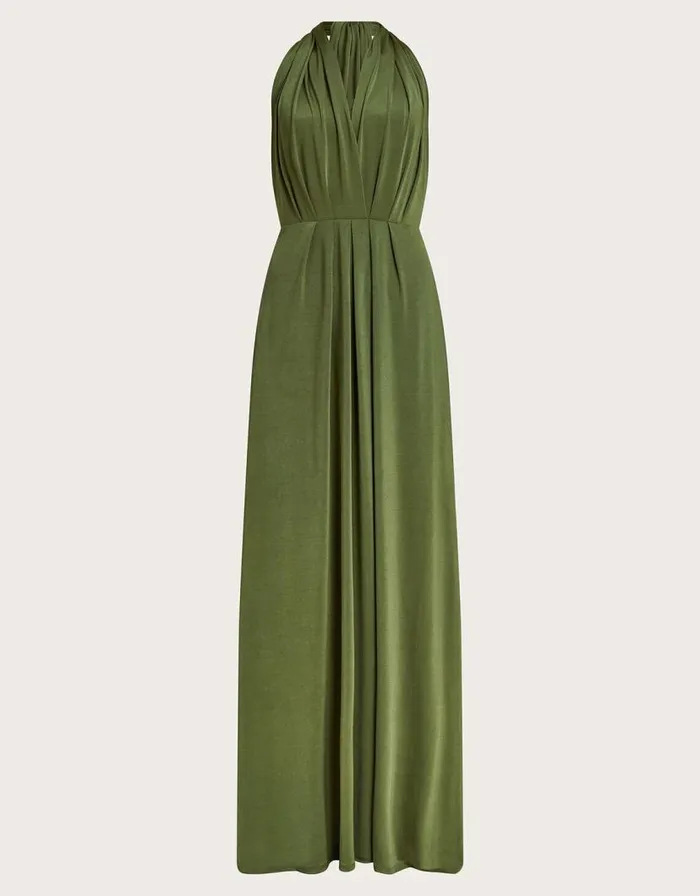Monsoon Thea Twist Me Tie Me Maxi Dress Green Women Occasionwear Monsoon Thea Twist Me Tie Me Maxi Dress Green Women Occasionwear