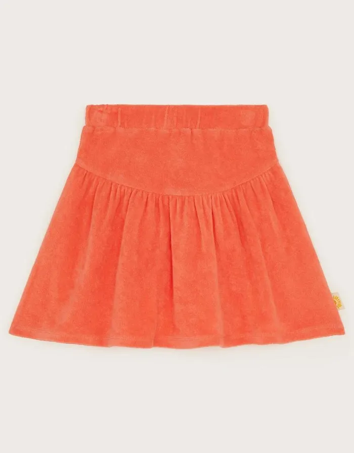 Monsoon Towelling Skater Skirt Orange Children Casualwear Collection Monsoon Towelling Skater Skirt Orange Children Casualwear Collection