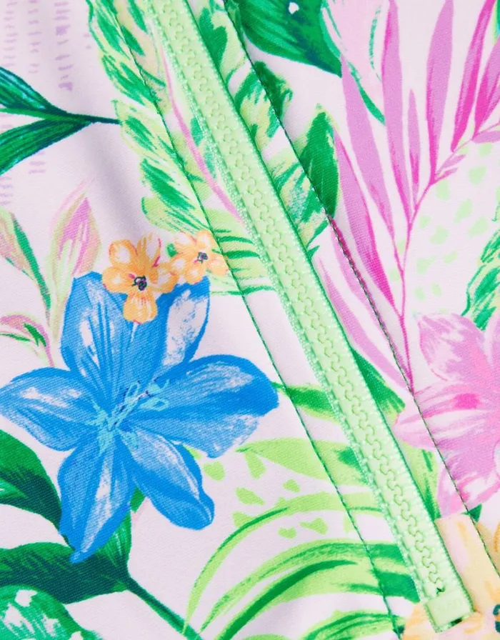 Monsoon Tropical Palm Print Swimsuit Ivory Children Beachwear and Swimwear Monsoon Tropical Palm Print Swimsuit Ivory Children Beachwear and Swimwear