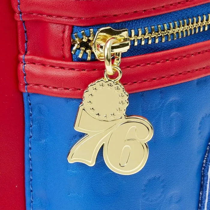 NBA Philadelphia 76ers Patch Icons Mini Backpack Unisex Loungefly Backpacks