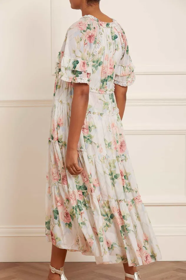 Needle and Thread Harlequin Rose Dora Chiffon Ankle Gown Multi Women Day Dresses Needle and Thread Harlequin Rose Dora Chiffon Ankle Gown Multi Women Day Dresses