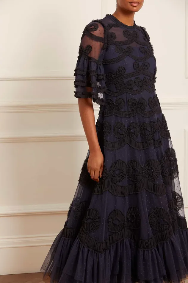 Needle and Thread Ingrid Gown Blue Women Evening Dresses